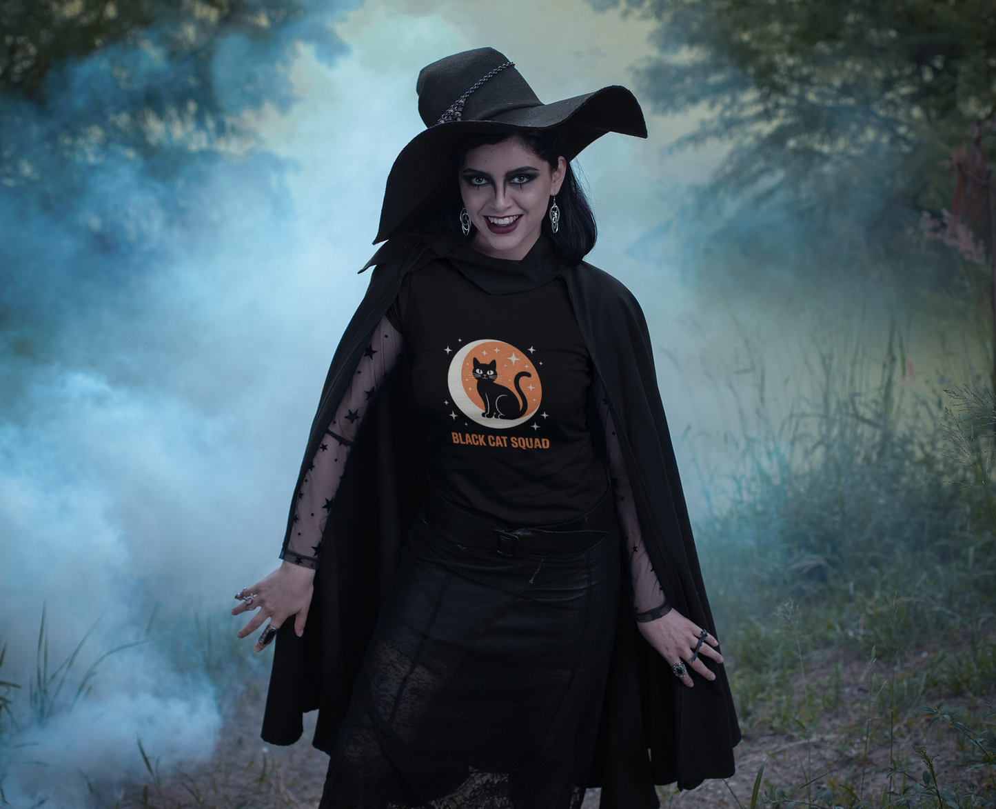 T-shirt Halloween Effrayant – Citrouille, Fantôme et Chauve-Souris