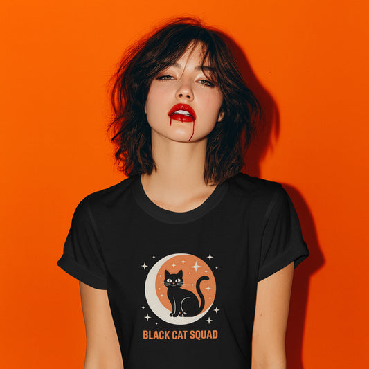 T-shirt Halloween Effrayant – Citrouille, Fantôme et Chauve-Souris
