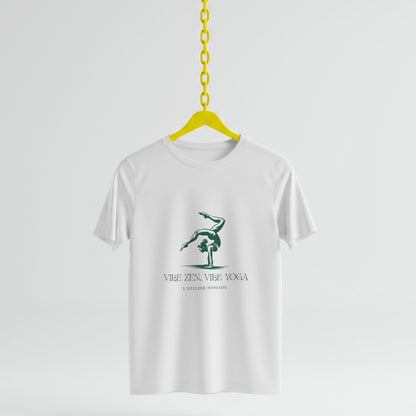 T-shirt Unisexe Yoga Vibe — 100% Coton Premium & Éco-responsable