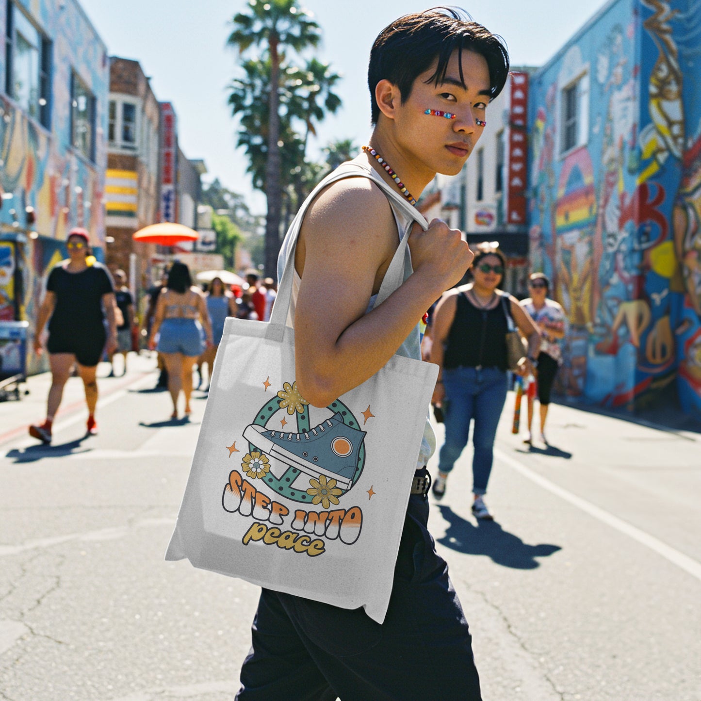 Sac classique 100% coton « goodVibes » — Éco-responsable & stylé