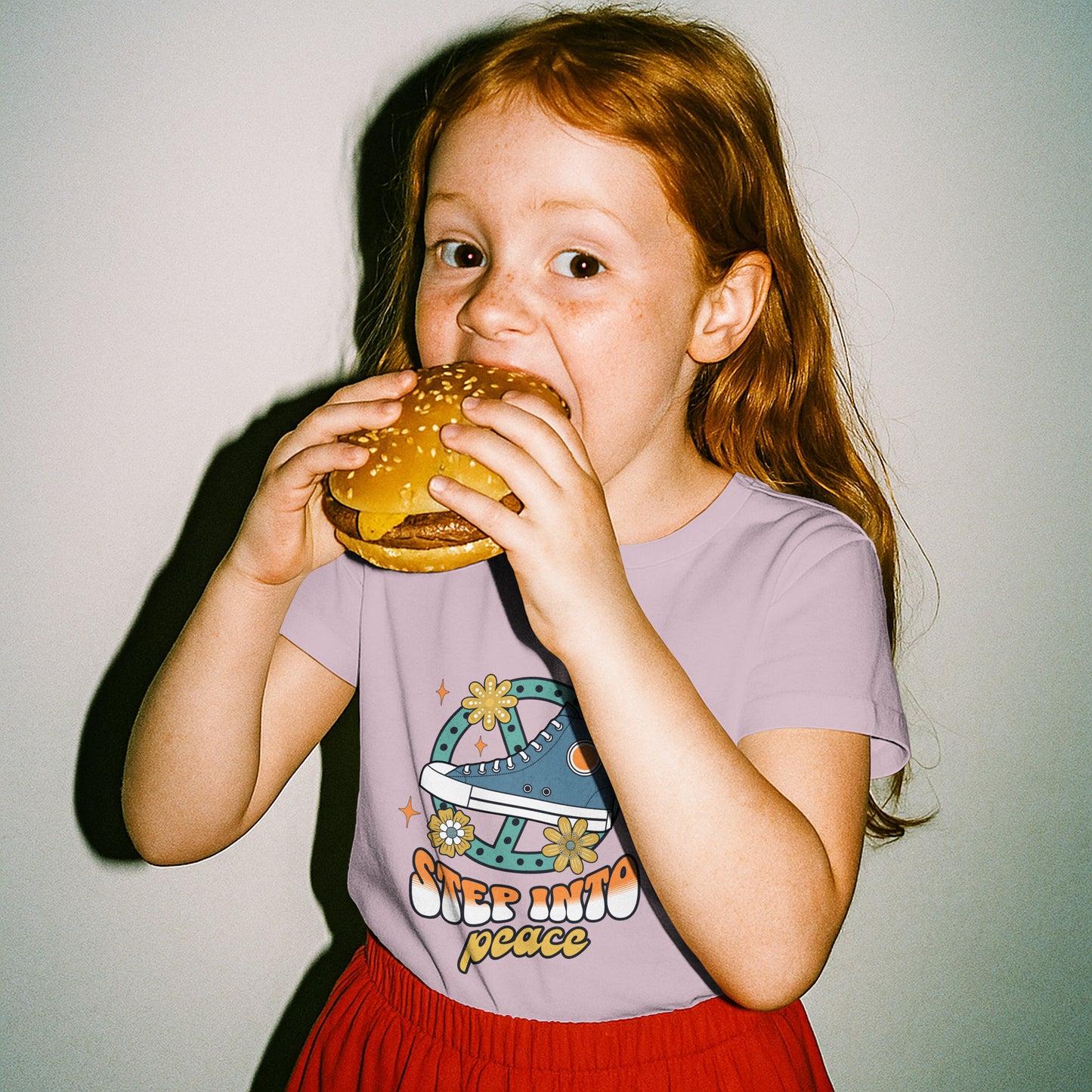 T-shirt enfant classique ras du cou « GoodVibes » — Doux, résistant et plein de bonne humeur
