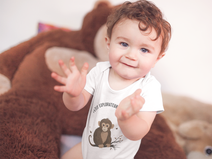 Grenouillère bébé classique à manches courtes