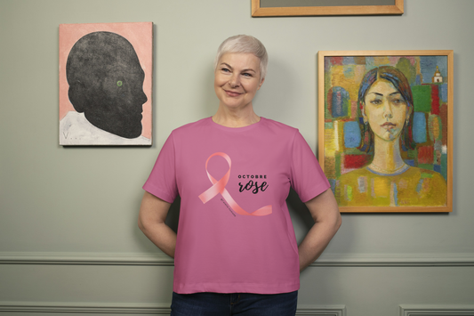 T-shirt Octobre Rose Femme  – Soutien & Solidarité