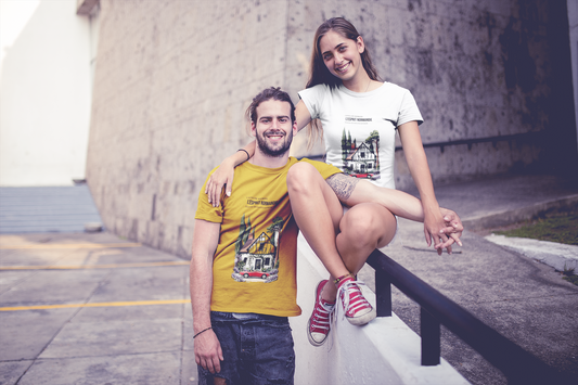 T-shirt unisexe épais ras du cou