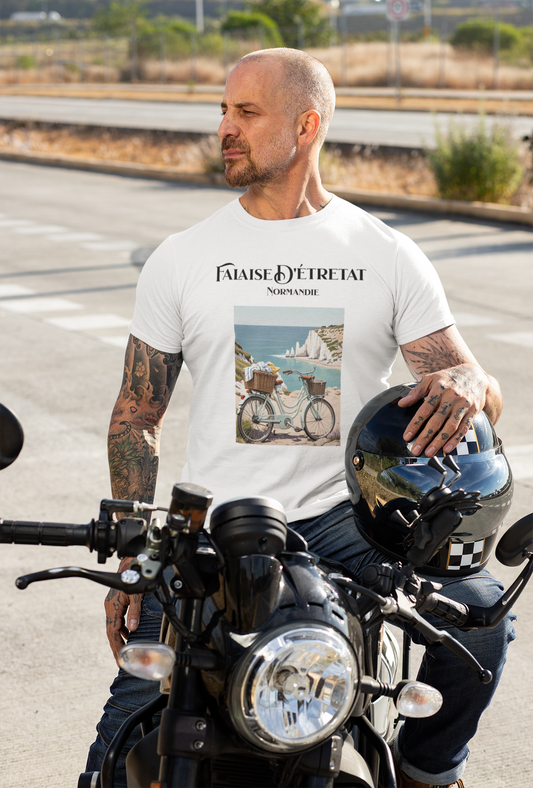 T-shirt Unisexe – Étretat, Normandie – Good Vibe
