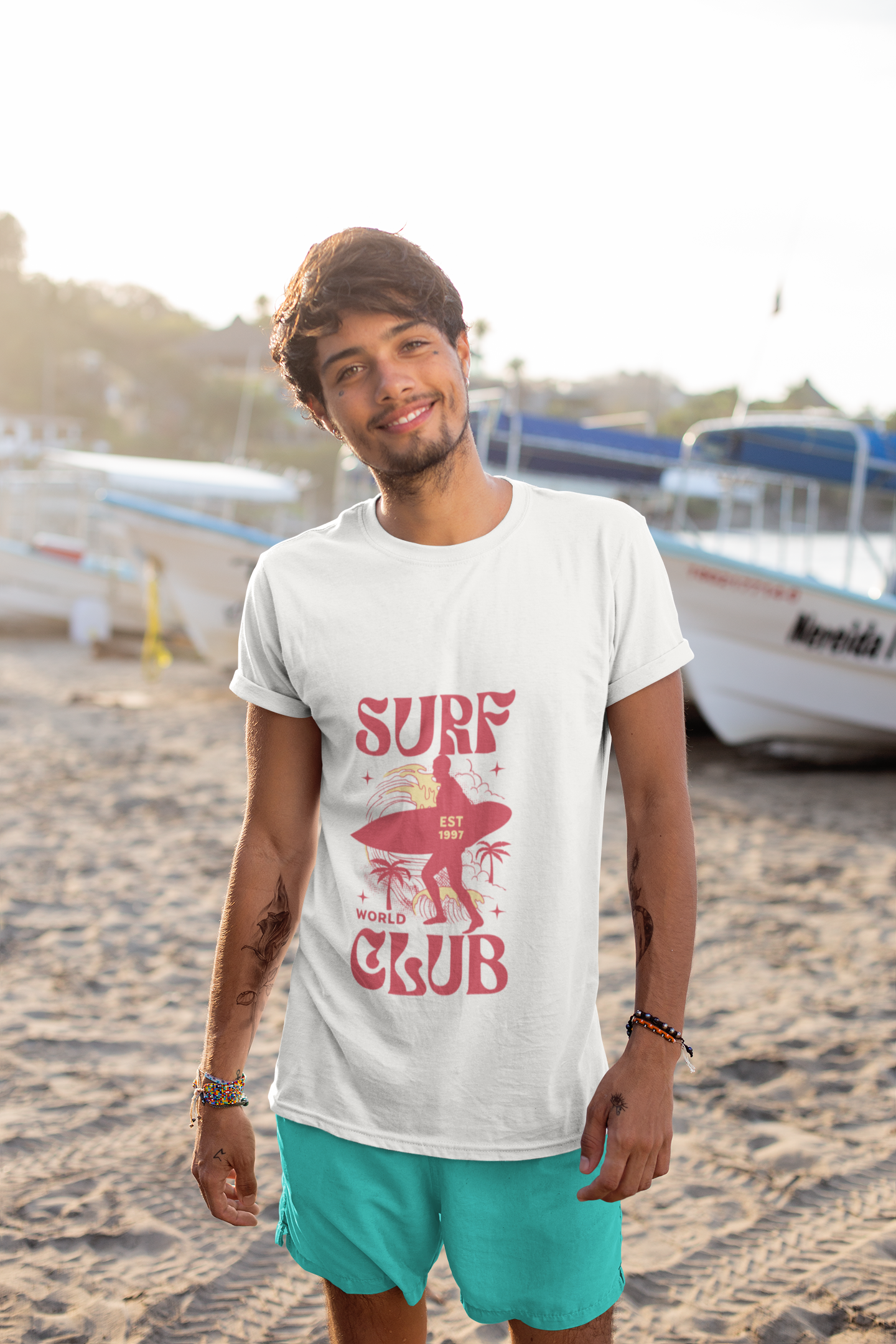 T-shirt unisexe surf